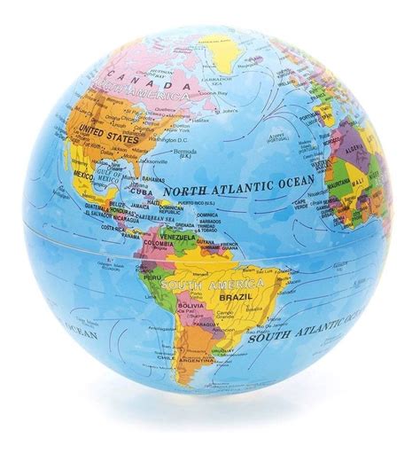 mapa mundo globo